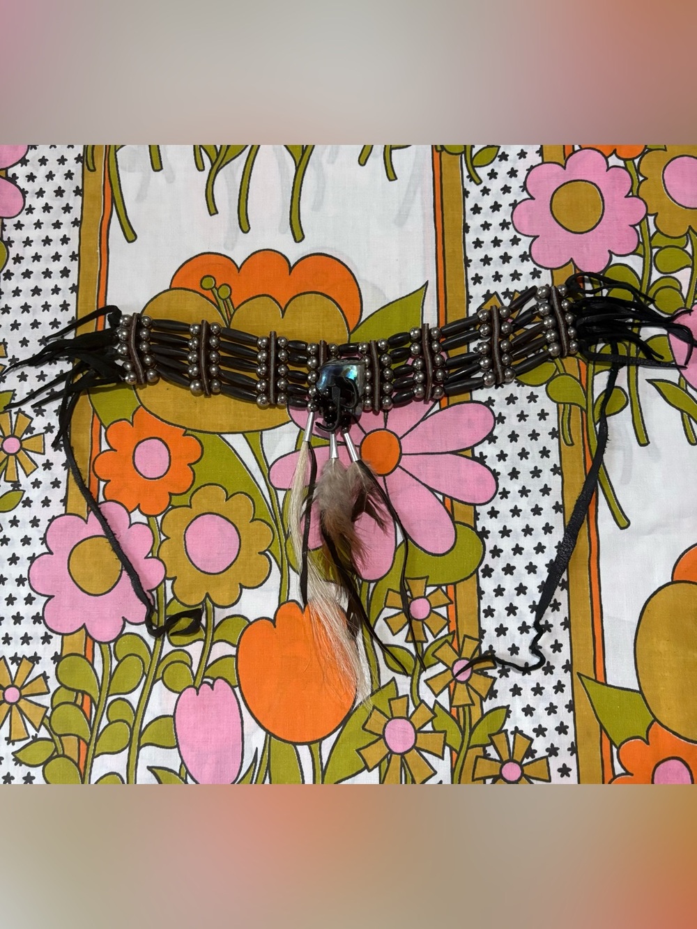 Vintage Tribal-Style Choker Necklace